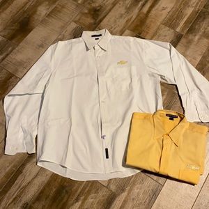 Button Down Embroidered Chevrolet shirts